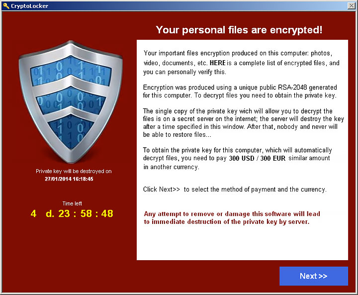 CryptoLocker-Ransomware